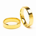 Obrączki ślubne z żółtego złota OB141ZB