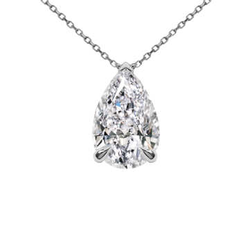 Zawieszka z diamentem Kartezja z białego złota 2,00ct