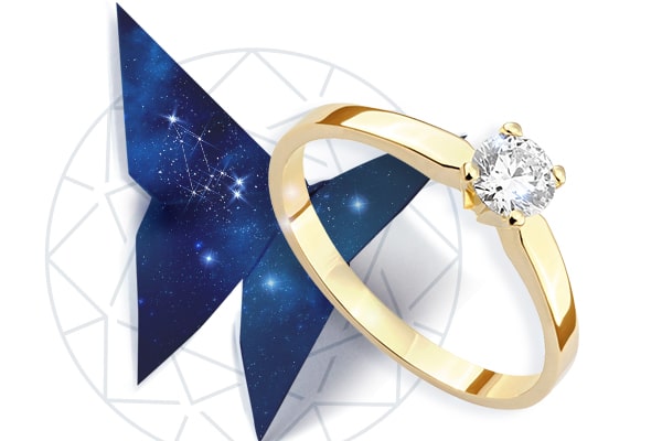 Klasyczny pierścionek zaręczynowy z brylantem - piękno, które nie wychodzi z mody