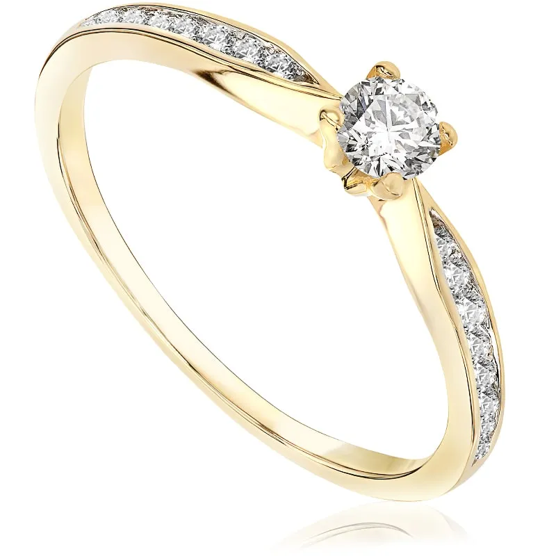 Pierścionek zaręczynowy P0564ZB