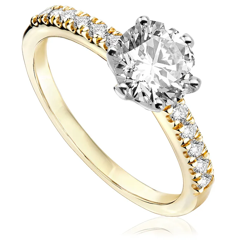 Pierścionek zaręczynowy P0649TB