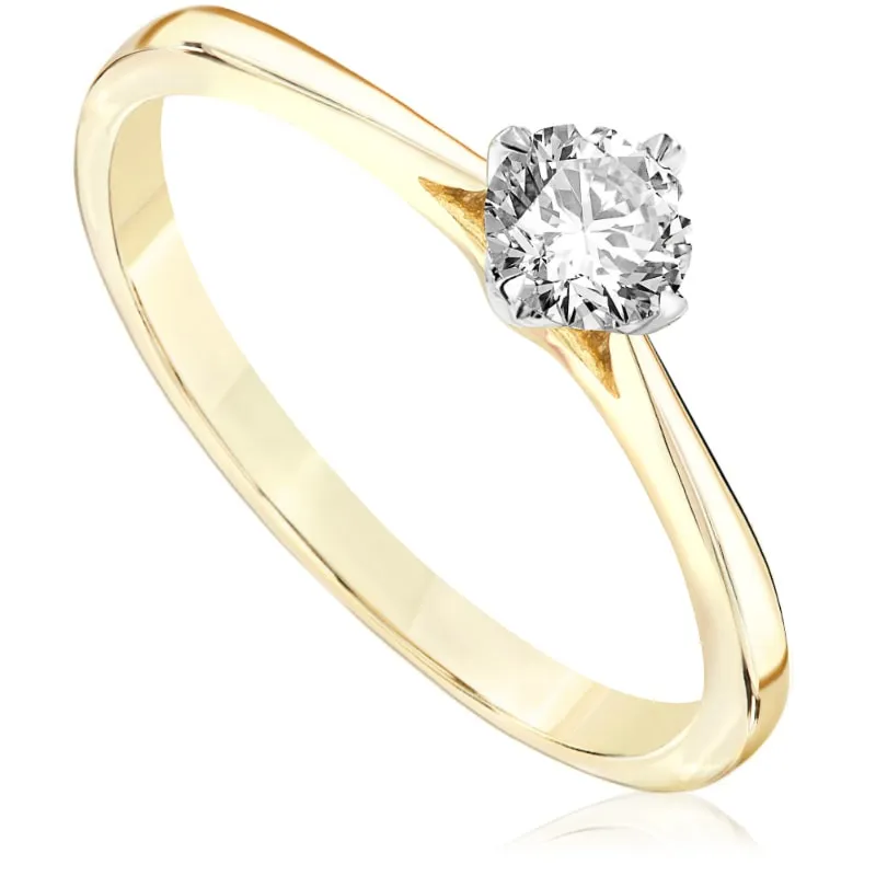 Pierścionek zaręczynowy P0253TB