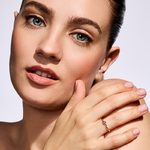 Pierścionek zaręczynowy z brylantem Roso z żółtego złota