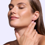 Kolczyki z brylantami Kartezja z żółtego złota