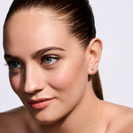 Kolczyki z brylantami Kartezja z żółtego złota