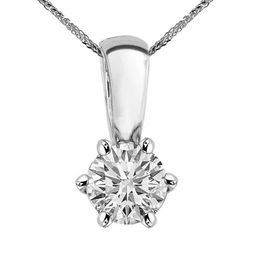 Zawieszka z brylantem Kartezja z białego złota Z0263BB 0,50ct Zawieszka z brylantem Kartezja z białego złota 0,50ct