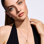 Zawieszka z diamentem Kartezja z żółtego złota