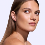 Kolczyki z brylantami Kartezja z żółtego złota