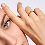 Pierścionek zaręczynowy z brylantami Ventego z żółtego złota