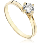 Pierścionek zaręczynowy Kartezja 0,40ct  P0285ZB