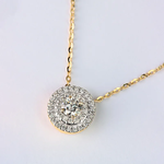 Zawieszka z diamentami Ventego z żółtego złota