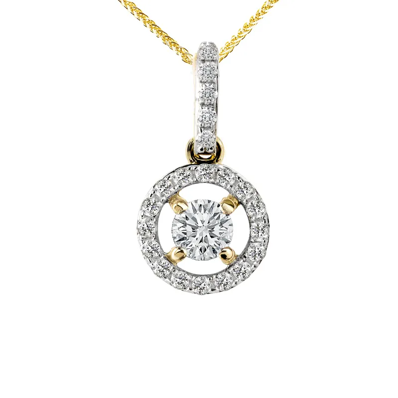 Zawieszka z diamentami z żółtego złota Z0564ZBct