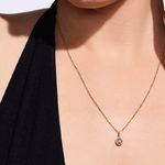 Zawieszka z diamentami Ventego z żółtego złota