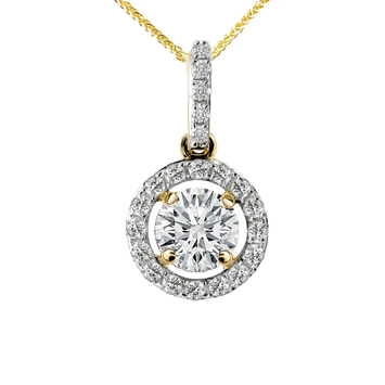 Zawieszka z diamentami Ventego z żółtego złota 0,33ct