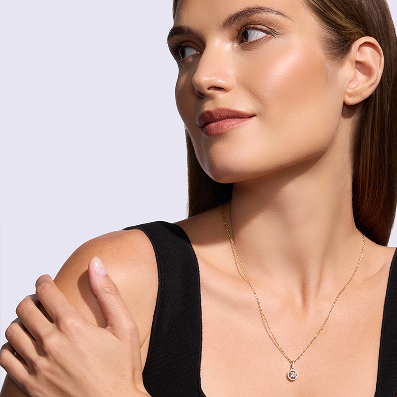 Zawieszka z diamentami Ventego z żółtego złota 0,62ct