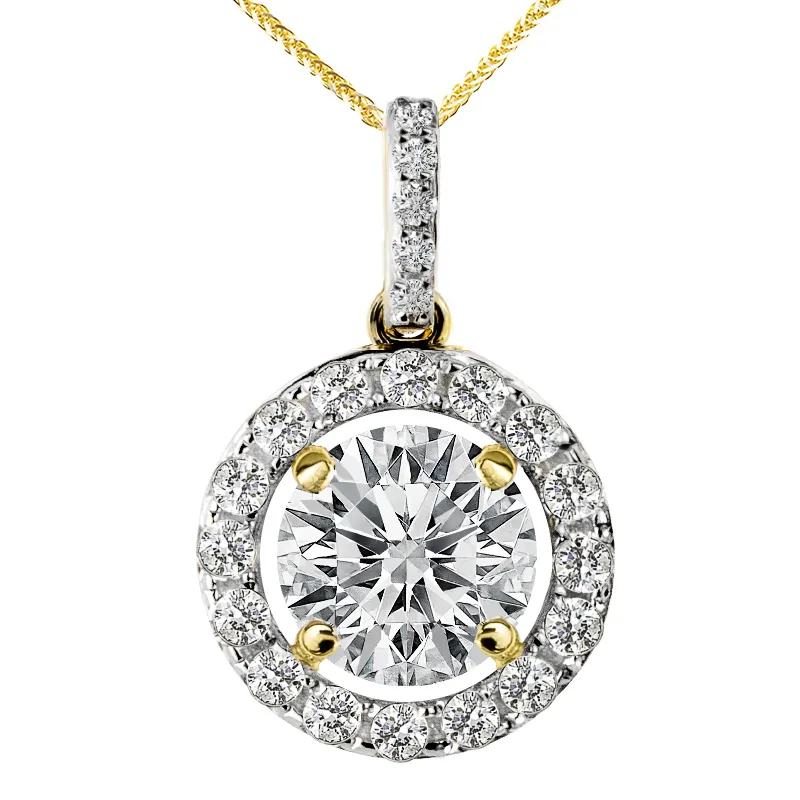 Zawieszka z diamentami Ventego z żółtego złota