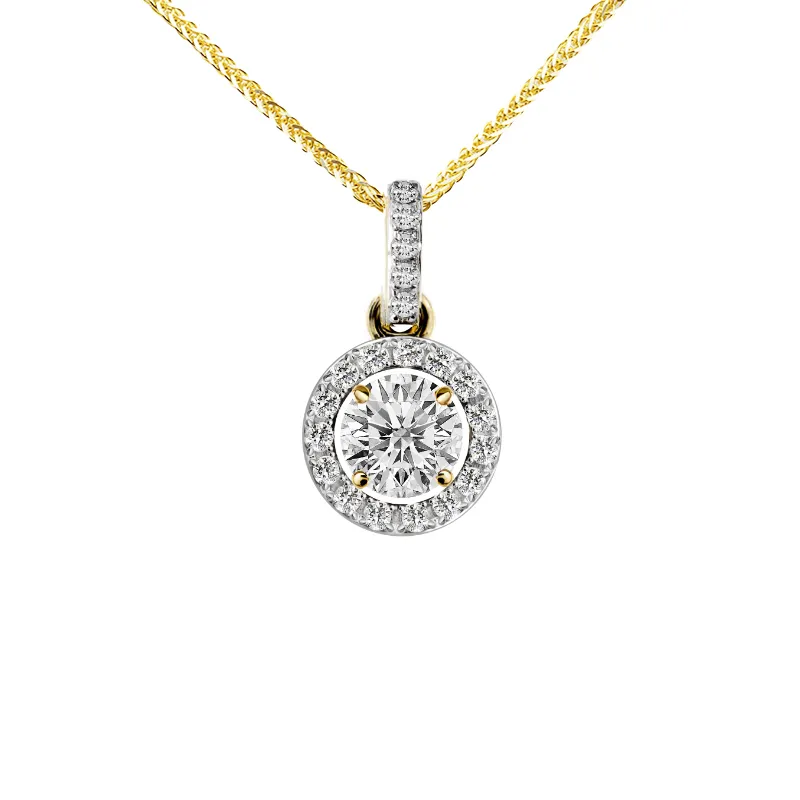 Zawieszka z diamentami z żółtego złota Z0570ZBct