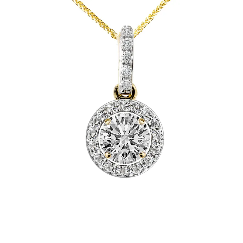 Zawieszka z diamentami Ventego z żółtego złota