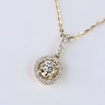 Zawieszka z diamentami Ventego z żółtego złota