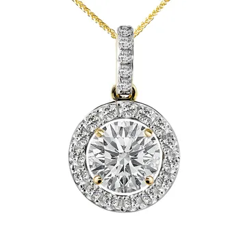 Zawieszka z brylantami Ventego z żółtego złota 0,67ct