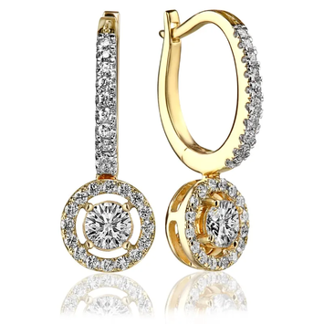 Kolczyki z diamentami Ventego z żółtego złota 0,83ct