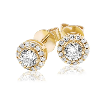 Kolczyki z brylantami Ventego z żółtego złota 0,53ct