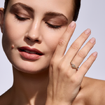 Pierścionek zaręczynowy z brylantami Ventego z żółtego złota