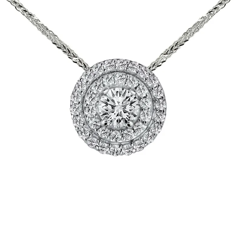 Zawieszka z diamentami Ventego z białego złota