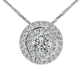 Zawieszka z diamentami Ventego z białego złota 0,40ct