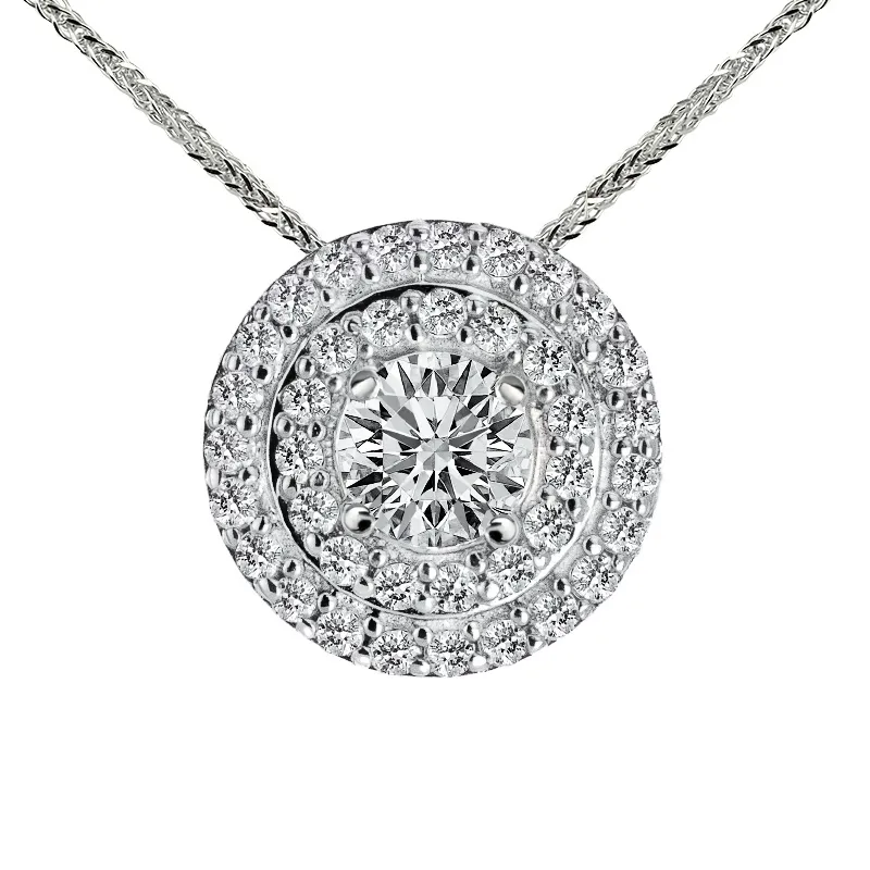 Zawieszka z diamentami Ventego z białego złota