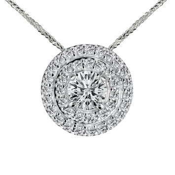 Zawieszka z diamentami Ventego z białego złota Z0578BB
