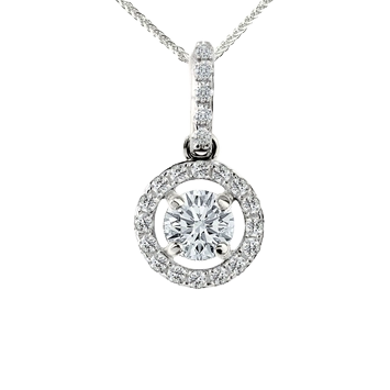 Zawieszka z diamentami Ventego z białego złota 0,28ct