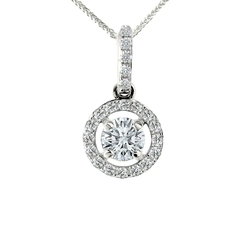 Zawieszka z diamentami Ventego z białego złota