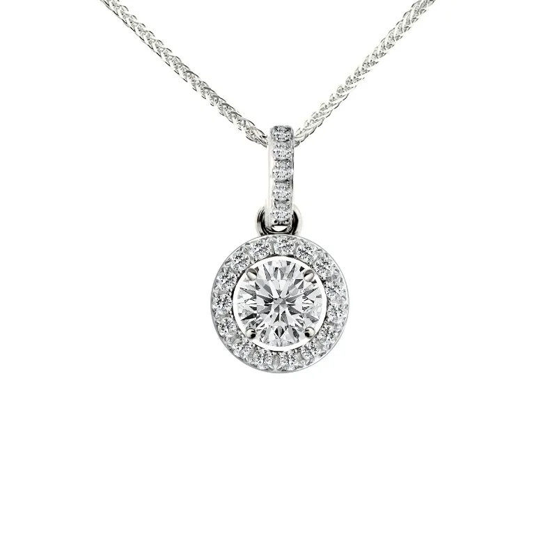 Zawieszka z diamentami Ventego z białego złota