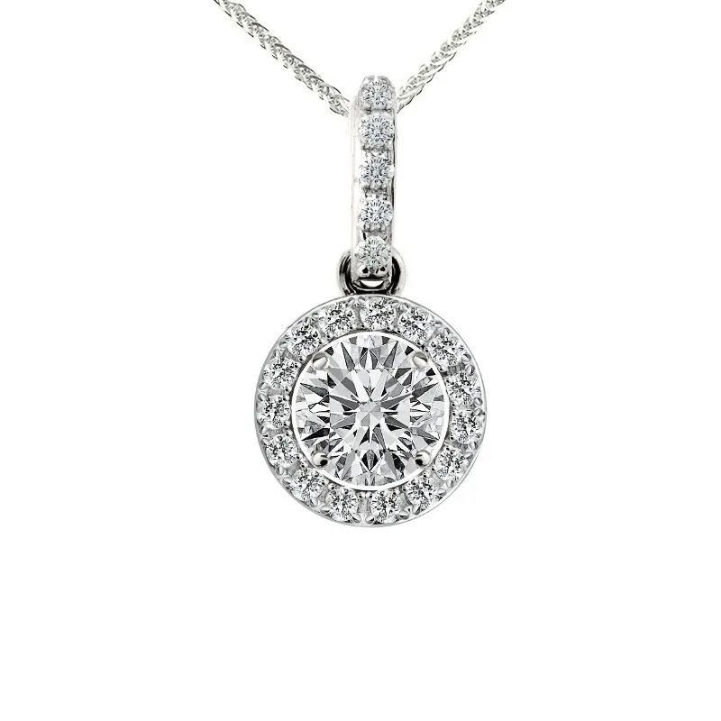 Zawieszka z diamentami Ventego z białego złota