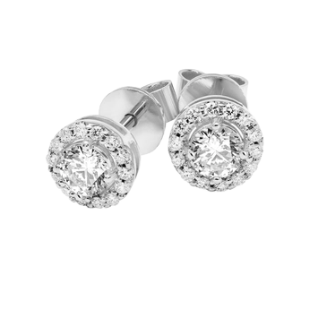 Kolczyki z diamentami Ventego z białego złota 0,53ct