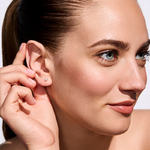 Kolczyki z brylantami Kartezja z żółtego złota