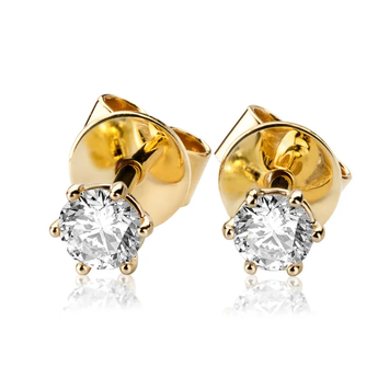 Kolczyki z diamentami Kartezja z żółtego złota K0265ZB 0,60ct Kolczyki z diamentami Kartezja z żółtego złota 0,60ct