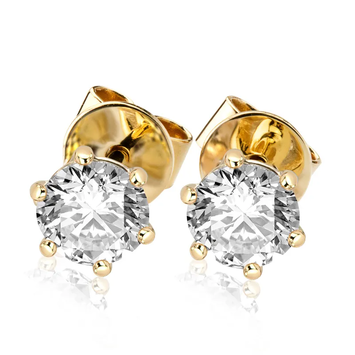 Kolczyki z diamentami Kartezja z żółtego złota K0261ZB 2,00ct Kolczyki z diamentami Kartezja z żółtego złota 2,00ct