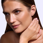 Kolczyki z brylantami Kartezja z żółtego złota