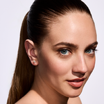 Kolczyki z brylantami Kartezja z żółtego złota