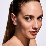 Kolczyki z brylantami Kartezja z żółtego złota