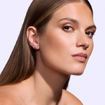 Kolczyki z brylantami Kartezja z żółtego złota