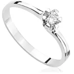 Pierścionek zaręczynowy Kartezja 0,16ct P0051BB