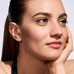 Kolczyki z brylantami Kartezja z żółtego złota