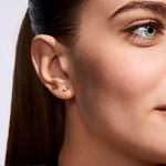 Kolczyki z brylantami Kartezja z żółtego złota