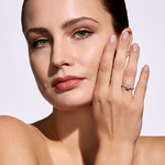 Pierścionek zaręczynowy z brylantami Ventego z białego i żółtego złota