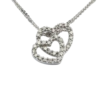 Zawieszka z diamentami Ventego z białego złota 0,25ct