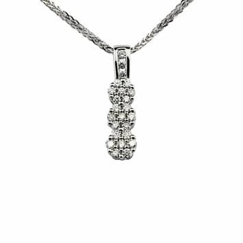 Zawieszka z diamentami Ventego z białego złota Z0473BB 0,23ct Zawieszka z diamentami Ventego z białego złota 0,23ct