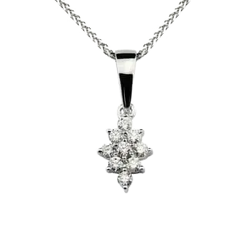 Zawieszka z diamentami Ventego z białego złota 0,25ct